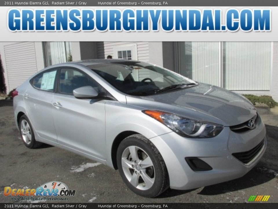 2011 Hyundai Elantra GLS Radiant Silver / Gray Photo #1