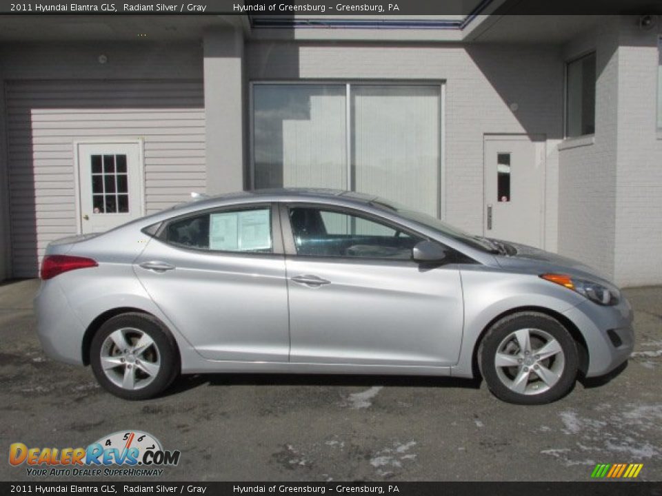 2011 Hyundai Elantra GLS Radiant Silver / Gray Photo #2