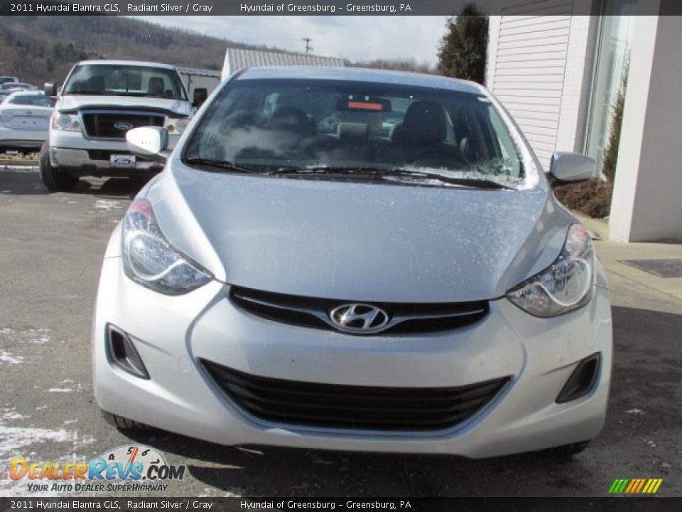 2011 Hyundai Elantra GLS Radiant Silver / Gray Photo #4