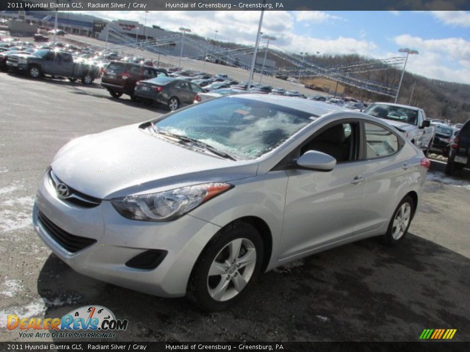 2011 Hyundai Elantra GLS Radiant Silver / Gray Photo #5