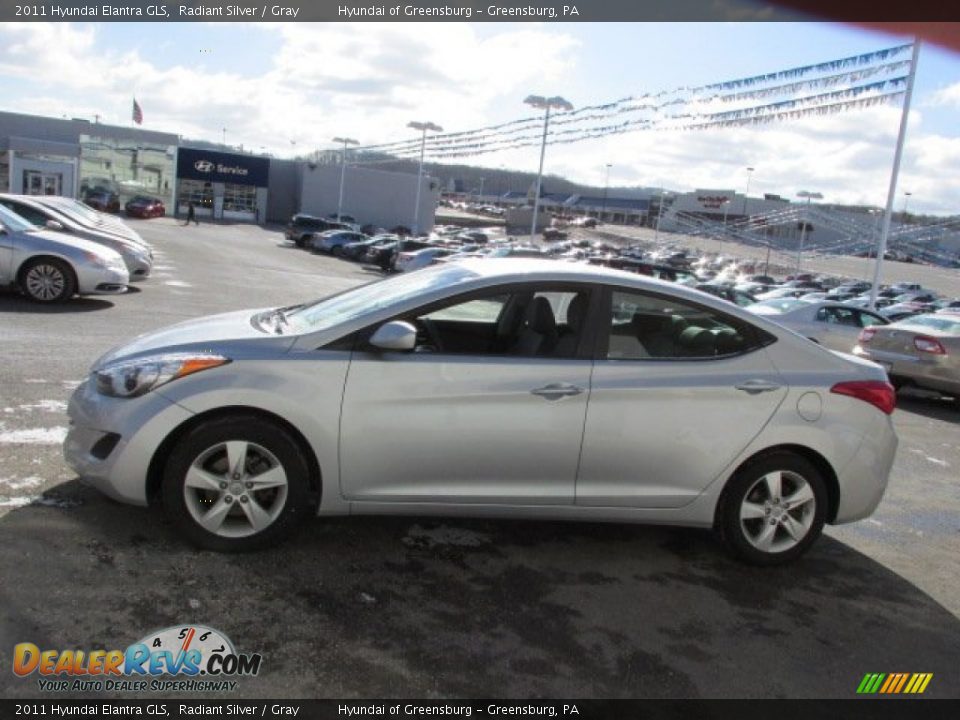 2011 Hyundai Elantra GLS Radiant Silver / Gray Photo #6