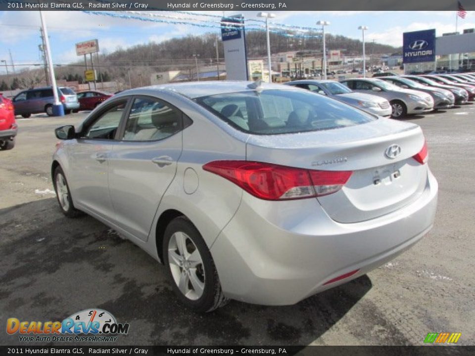 2011 Hyundai Elantra GLS Radiant Silver / Gray Photo #7