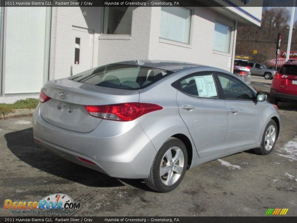 2011 Hyundai Elantra GLS Radiant Silver / Gray Photo #9