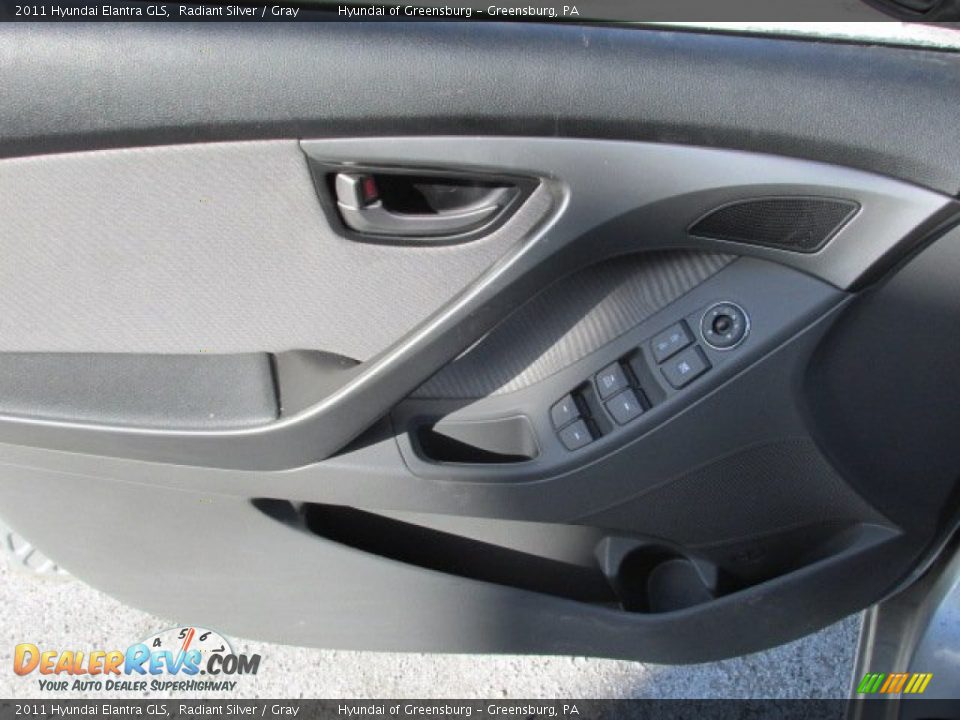2011 Hyundai Elantra GLS Radiant Silver / Gray Photo #11