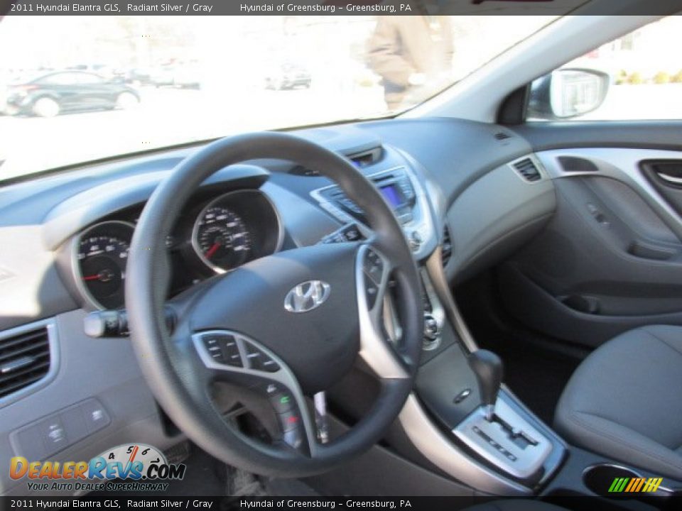 2011 Hyundai Elantra GLS Radiant Silver / Gray Photo #12