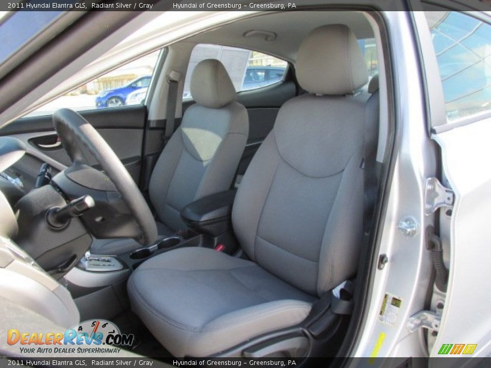 2011 Hyundai Elantra GLS Radiant Silver / Gray Photo #13