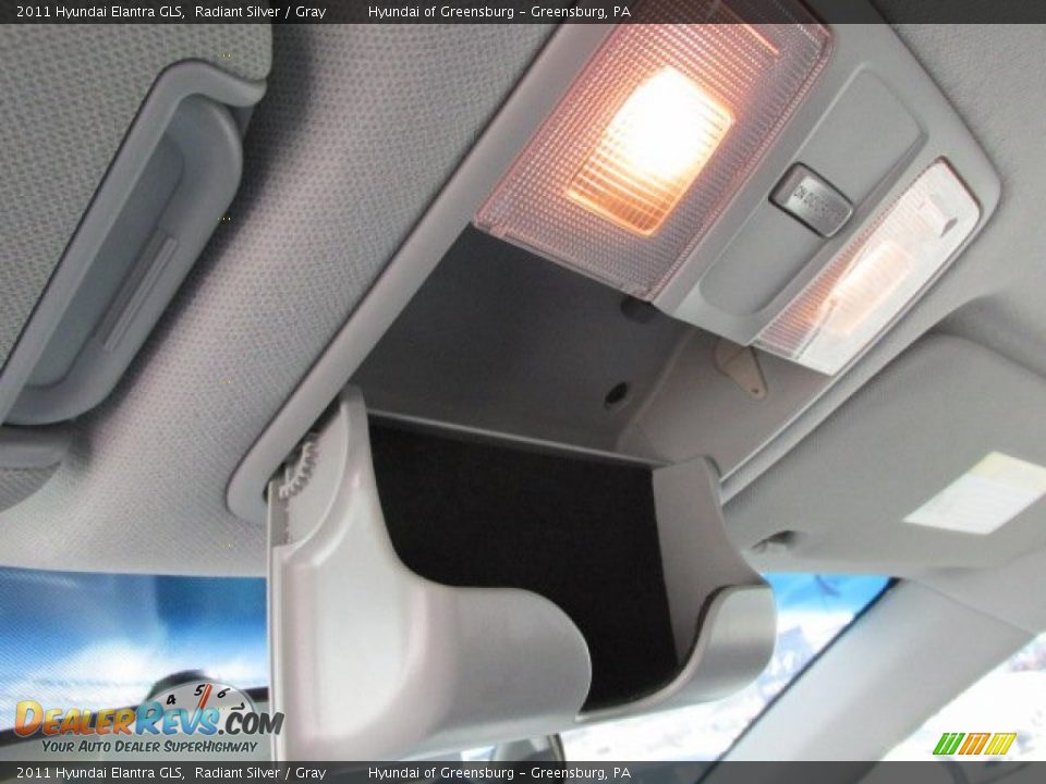 2011 Hyundai Elantra GLS Radiant Silver / Gray Photo #18