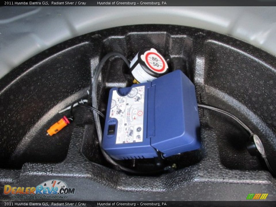 2011 Hyundai Elantra GLS Radiant Silver / Gray Photo #21