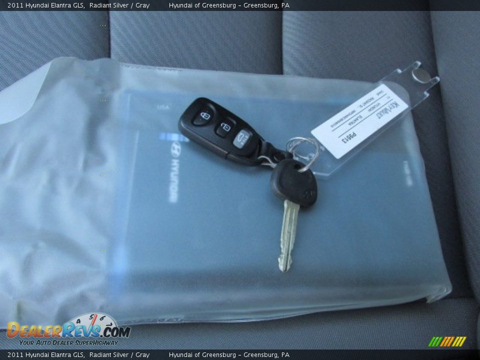 2011 Hyundai Elantra GLS Radiant Silver / Gray Photo #22