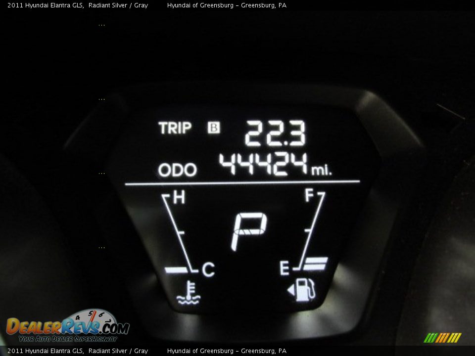 2011 Hyundai Elantra GLS Radiant Silver / Gray Photo #25