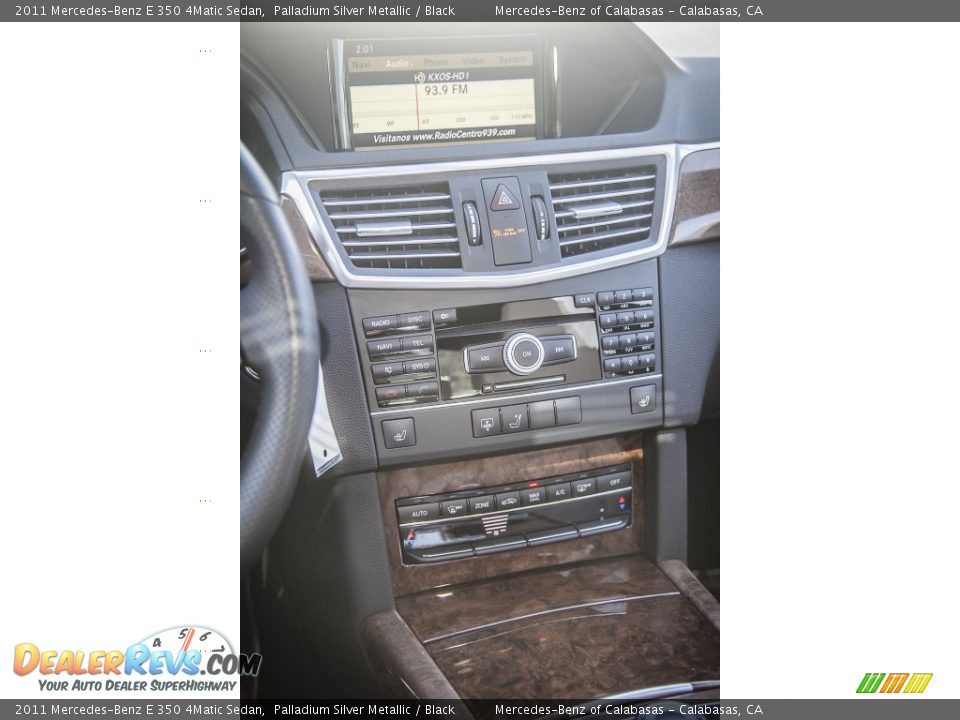 2011 Mercedes-Benz E 350 4Matic Sedan Palladium Silver Metallic / Black Photo #5