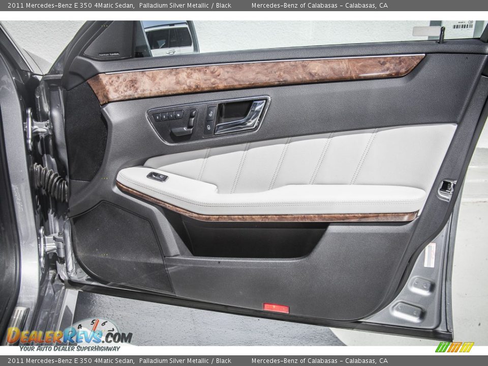 2011 Mercedes-Benz E 350 4Matic Sedan Palladium Silver Metallic / Black Photo #23