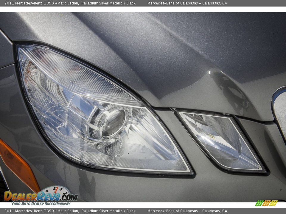 2011 Mercedes-Benz E 350 4Matic Sedan Palladium Silver Metallic / Black Photo #26