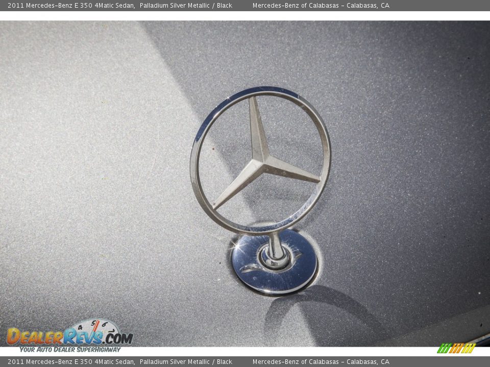 2011 Mercedes-Benz E 350 4Matic Sedan Palladium Silver Metallic / Black Photo #27