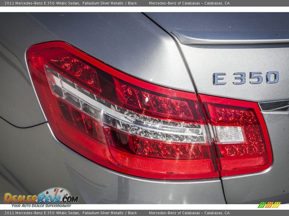 2011 Mercedes-Benz E 350 4Matic Sedan Palladium Silver Metallic / Black Photo #28