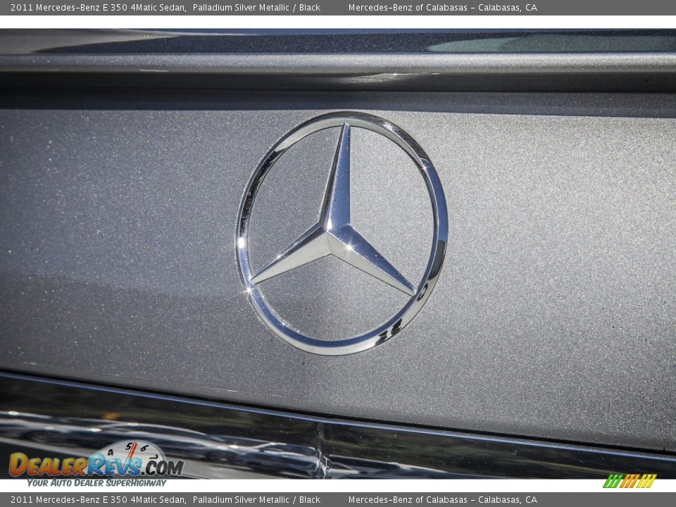 2011 Mercedes-Benz E 350 4Matic Sedan Palladium Silver Metallic / Black Photo #29