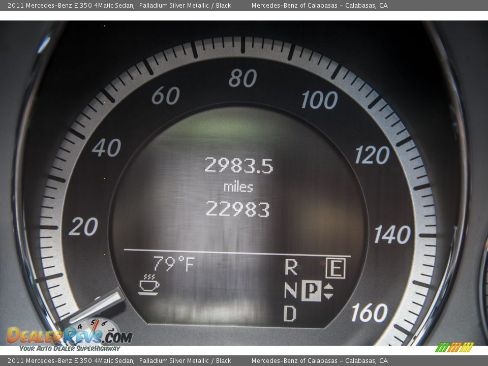 2011 Mercedes-Benz E 350 4Matic Sedan Palladium Silver Metallic / Black Photo #31