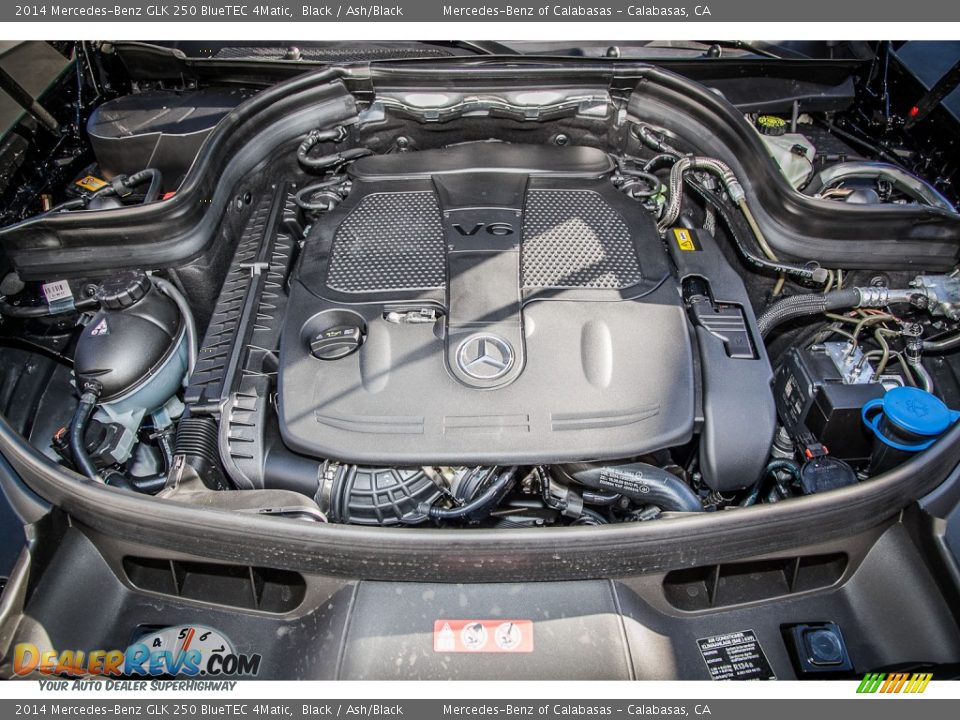 2014 Mercedes-Benz GLK 250 BlueTEC 4Matic Black / Ash/Black Photo #9