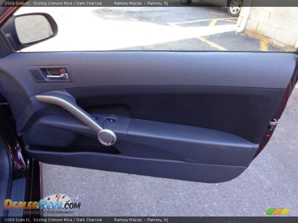 2009 Scion tC Sizzling Crimson Mica / Dark Charcoal Photo #9