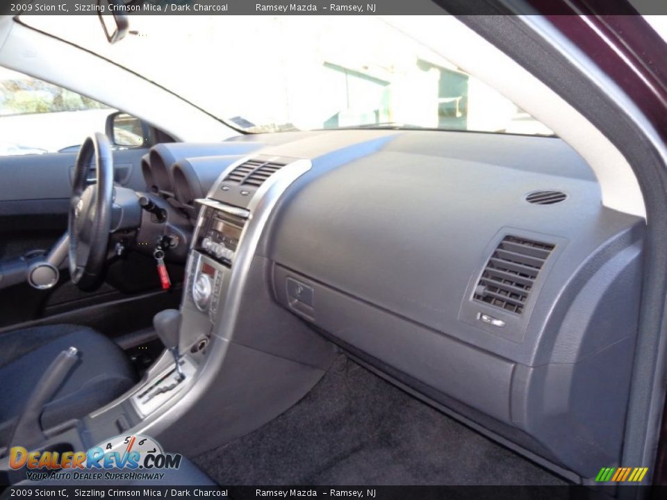 2009 Scion tC Sizzling Crimson Mica / Dark Charcoal Photo #10