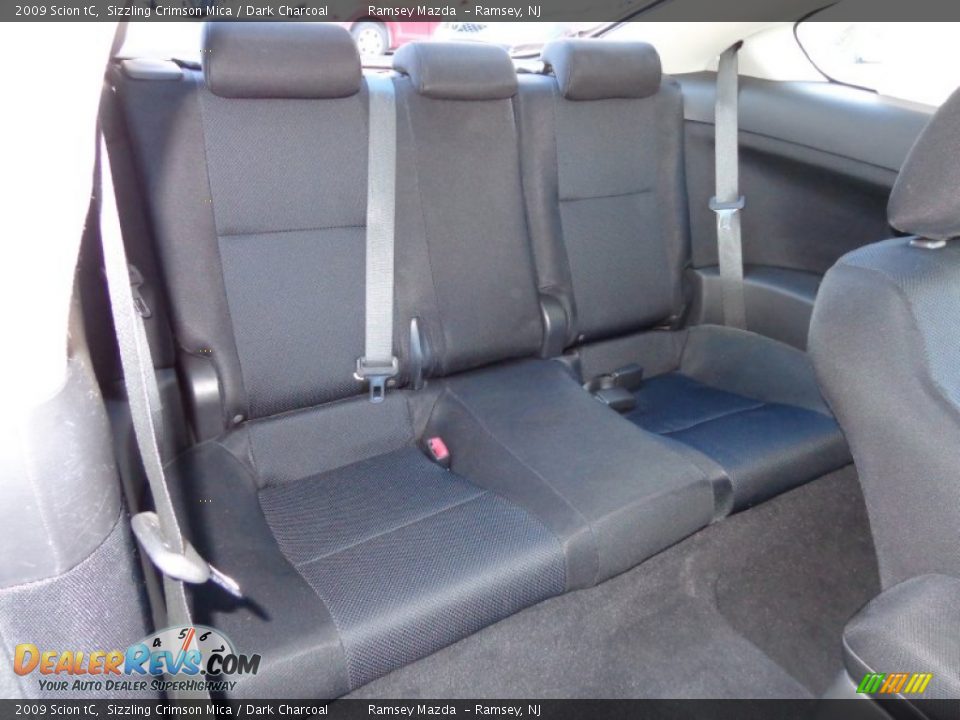 2009 Scion tC Sizzling Crimson Mica / Dark Charcoal Photo #12