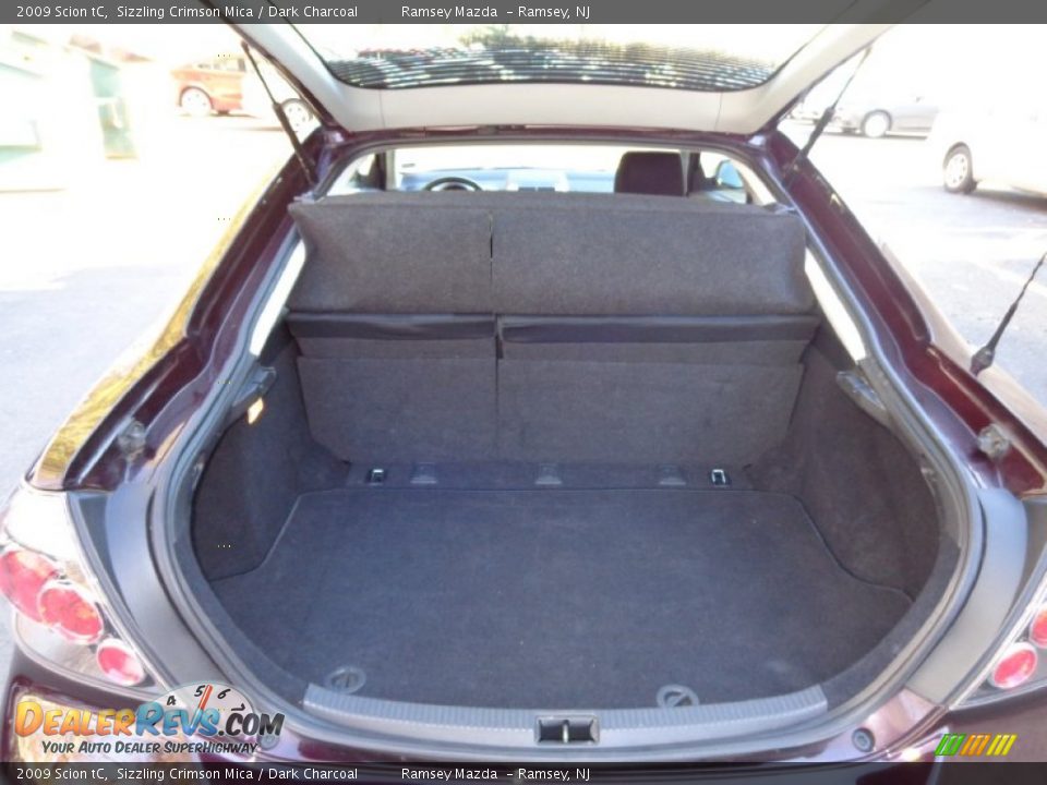 2009 Scion tC Sizzling Crimson Mica / Dark Charcoal Photo #13