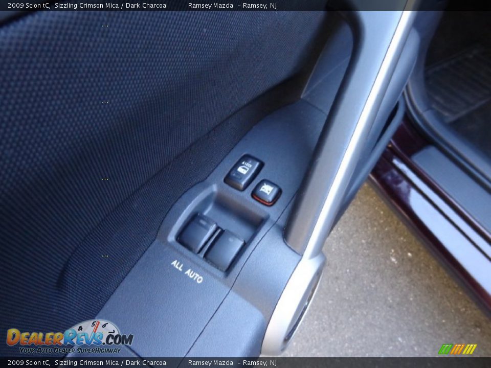 2009 Scion tC Sizzling Crimson Mica / Dark Charcoal Photo #15