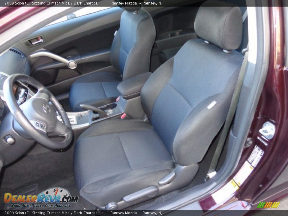 2009 Scion tC Sizzling Crimson Mica / Dark Charcoal Photo #17