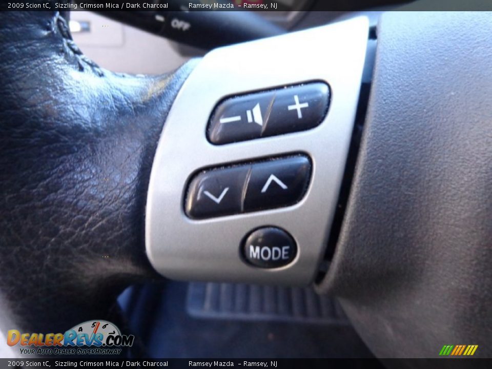 2009 Scion tC Sizzling Crimson Mica / Dark Charcoal Photo #20