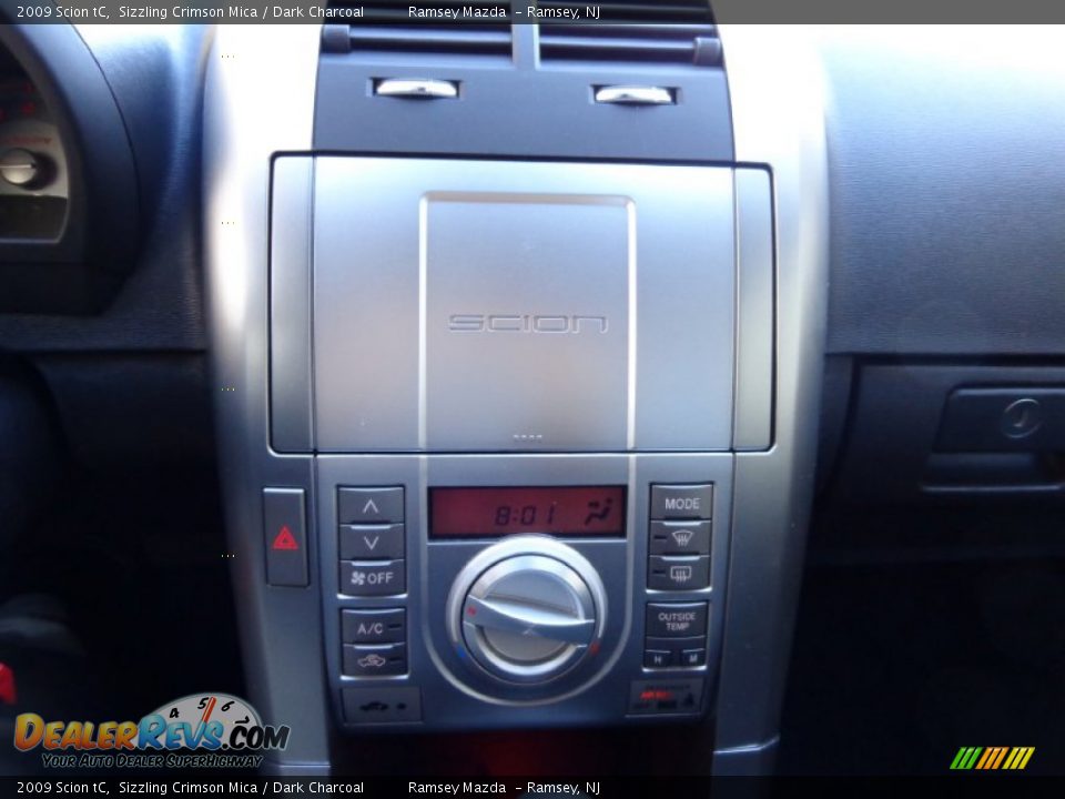 2009 Scion tC Sizzling Crimson Mica / Dark Charcoal Photo #23