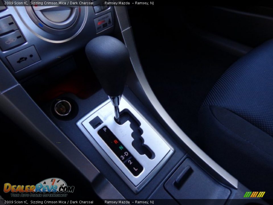 2009 Scion tC Sizzling Crimson Mica / Dark Charcoal Photo #26