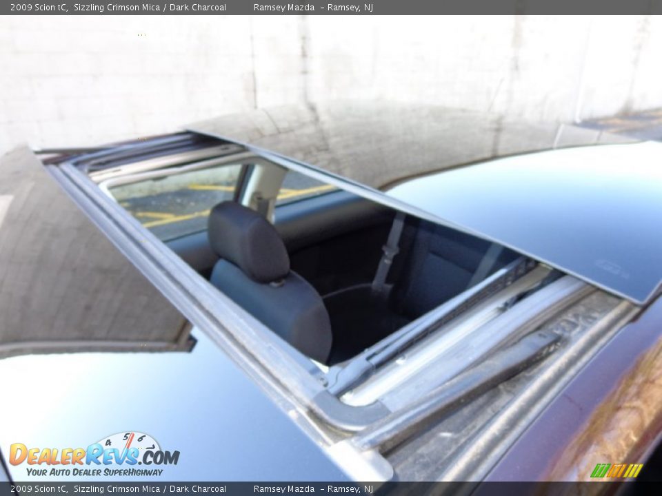2009 Scion tC Sizzling Crimson Mica / Dark Charcoal Photo #27