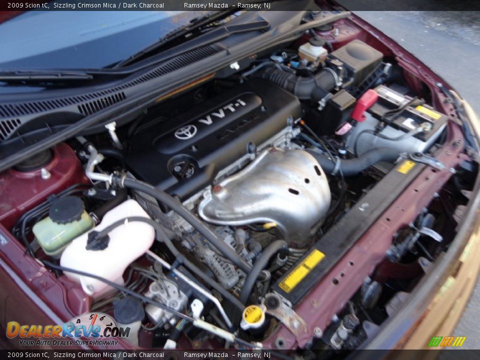 2009 Scion tC Sizzling Crimson Mica / Dark Charcoal Photo #32