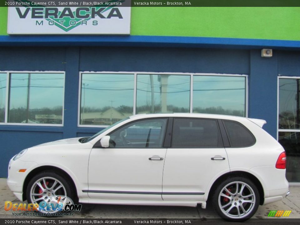 2010 Porsche Cayenne GTS Sand White / Black/Black Alcantara Photo #2