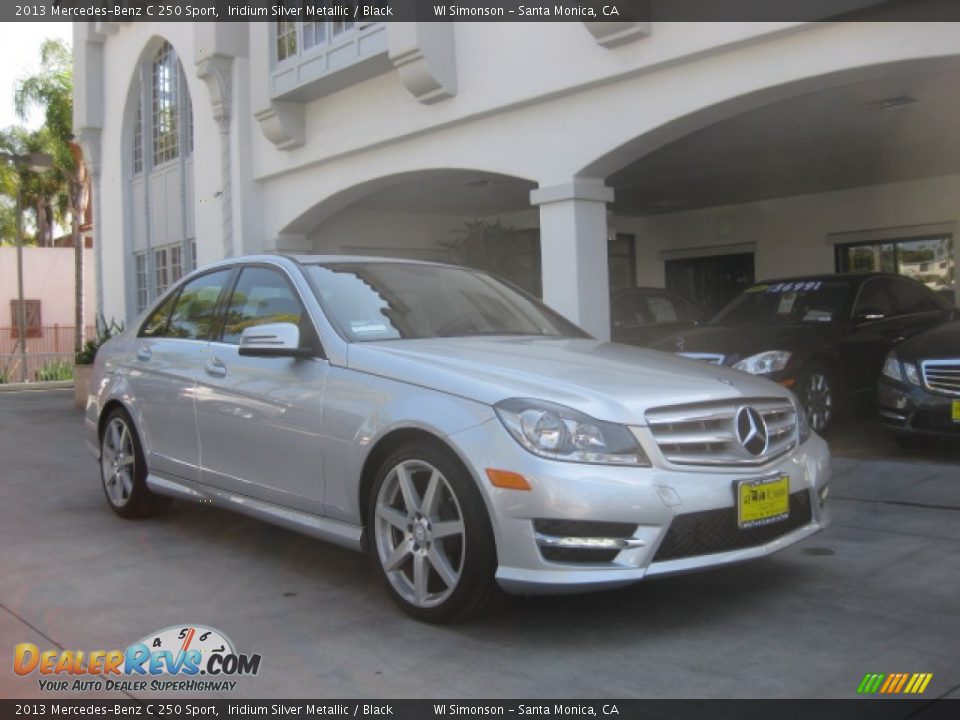 2013 Mercedes-Benz C 250 Sport Iridium Silver Metallic / Black Photo #1