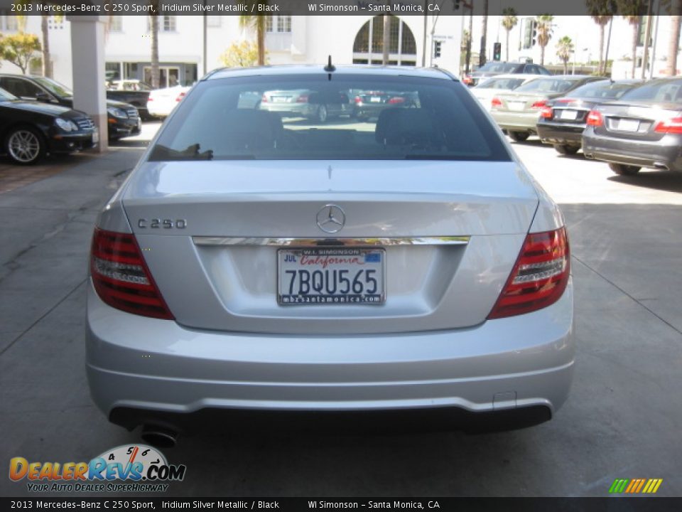 2013 Mercedes-Benz C 250 Sport Iridium Silver Metallic / Black Photo #3