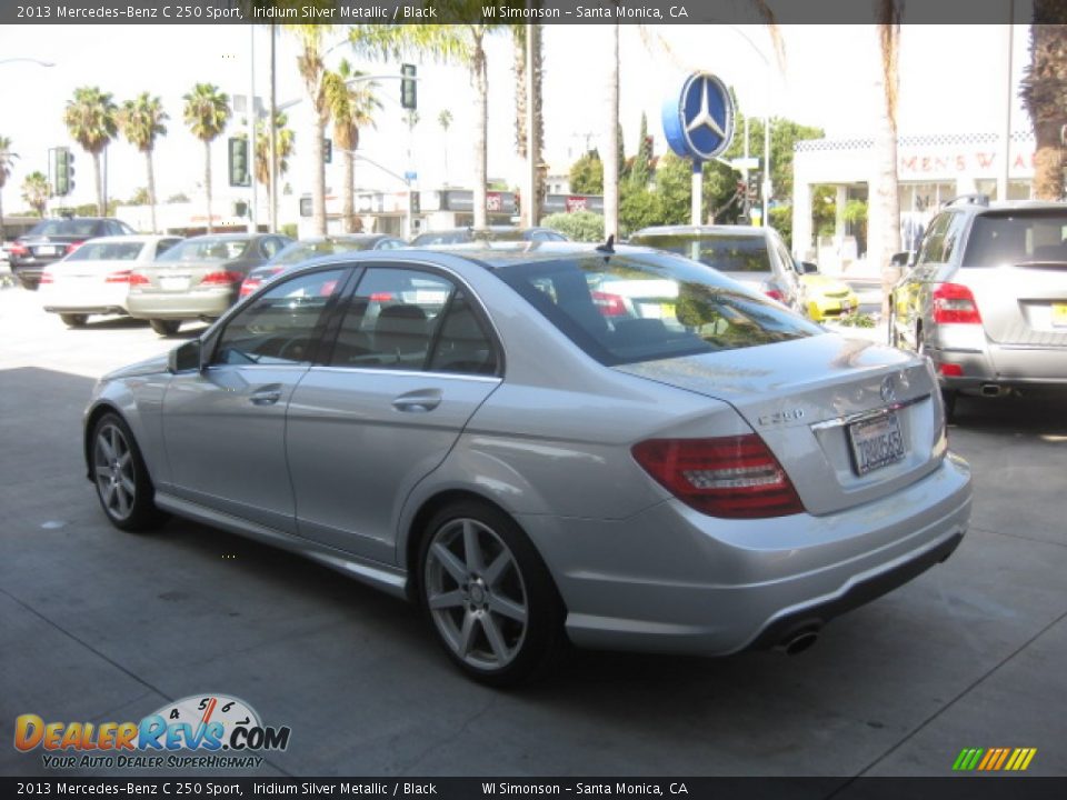 2013 Mercedes-Benz C 250 Sport Iridium Silver Metallic / Black Photo #4