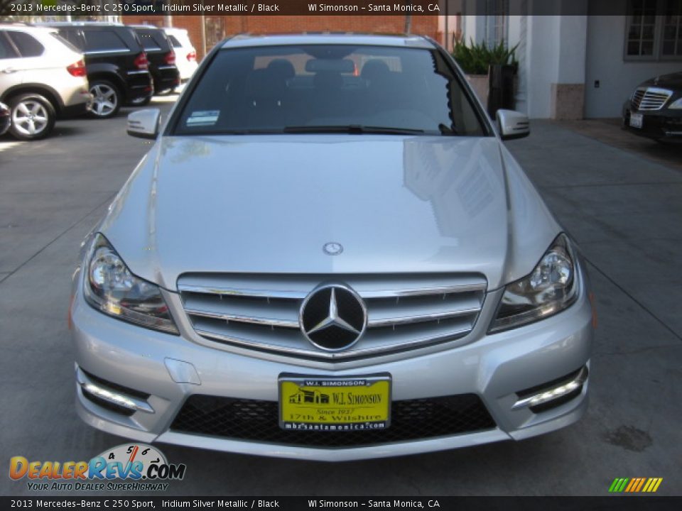 2013 Mercedes-Benz C 250 Sport Iridium Silver Metallic / Black Photo #6