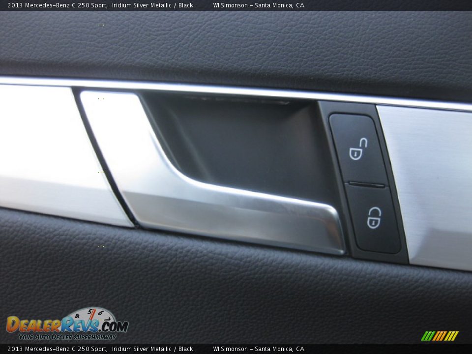 2013 Mercedes-Benz C 250 Sport Iridium Silver Metallic / Black Photo #7