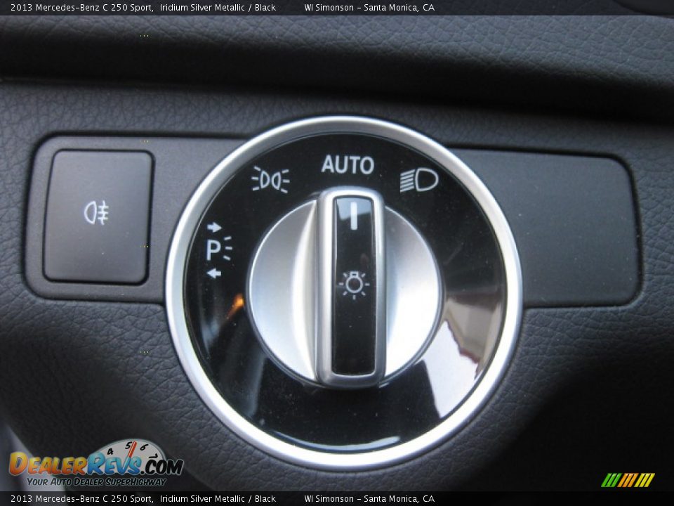 2013 Mercedes-Benz C 250 Sport Iridium Silver Metallic / Black Photo #9