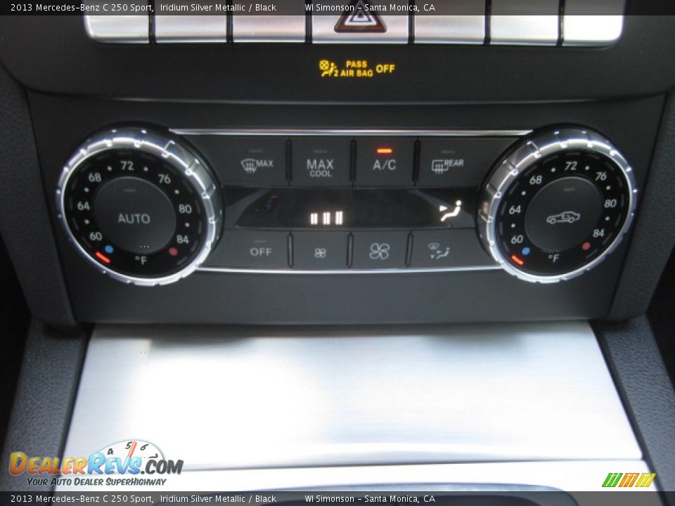 2013 Mercedes-Benz C 250 Sport Iridium Silver Metallic / Black Photo #13