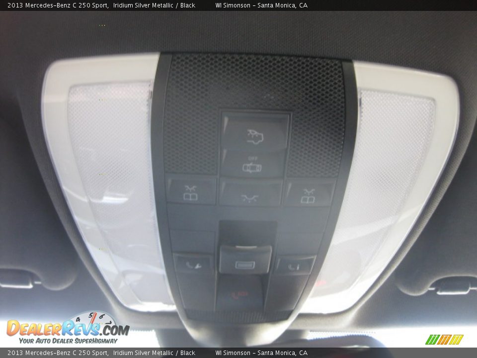 2013 Mercedes-Benz C 250 Sport Iridium Silver Metallic / Black Photo #16