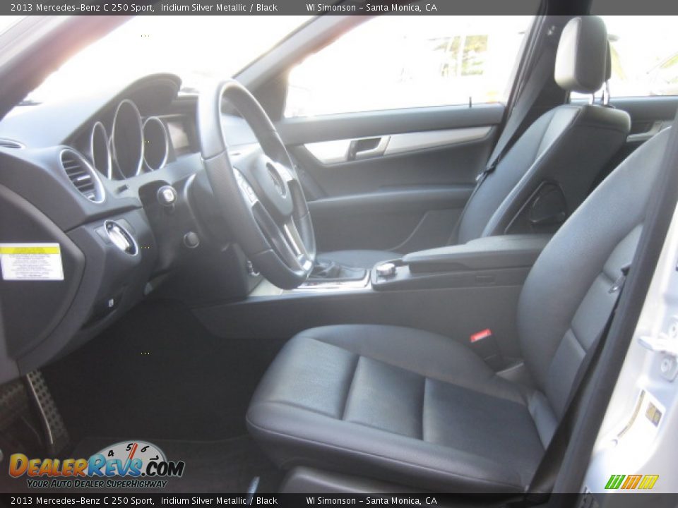 2013 Mercedes-Benz C 250 Sport Iridium Silver Metallic / Black Photo #17