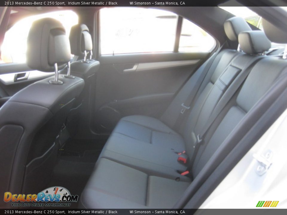 2013 Mercedes-Benz C 250 Sport Iridium Silver Metallic / Black Photo #18