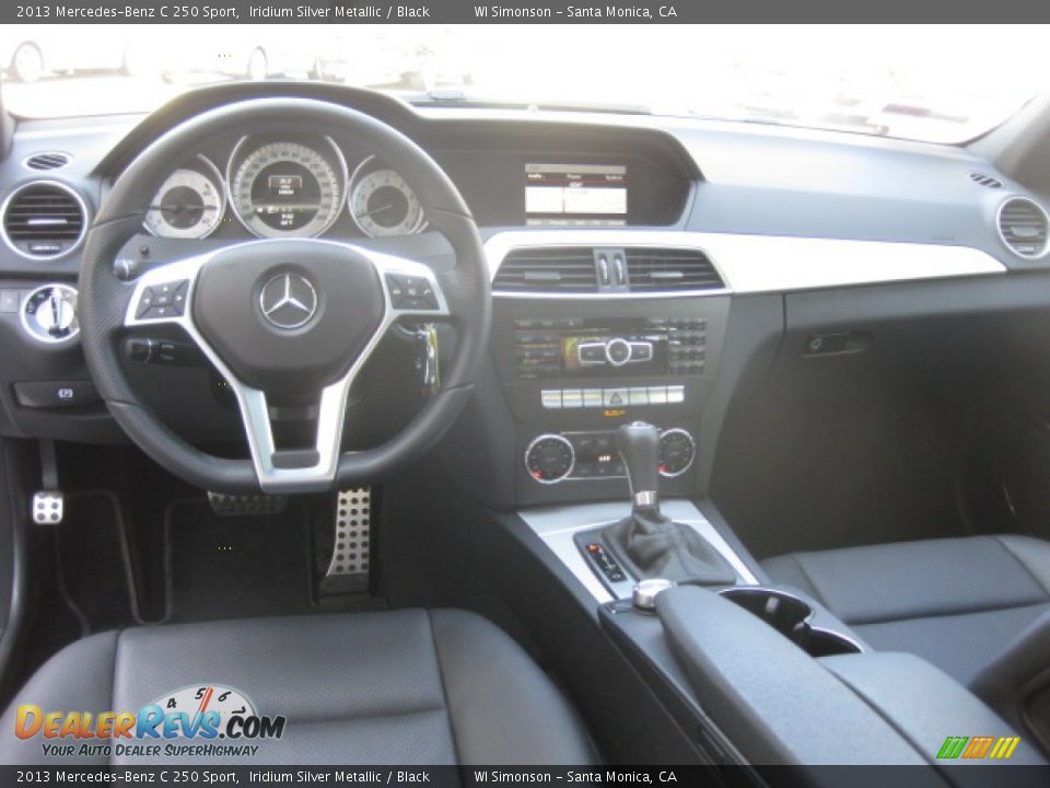 2013 Mercedes-Benz C 250 Sport Iridium Silver Metallic / Black Photo #20