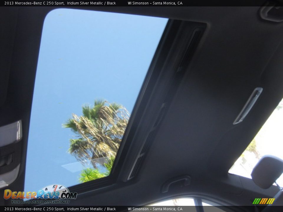 2013 Mercedes-Benz C 250 Sport Iridium Silver Metallic / Black Photo #21