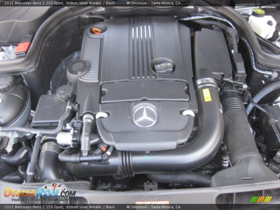 2013 Mercedes-Benz C 250 Sport Iridium Silver Metallic / Black Photo #22