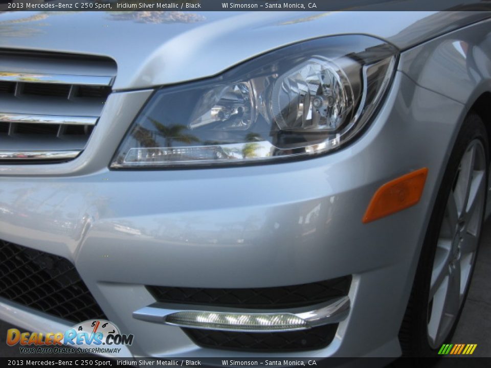 2013 Mercedes-Benz C 250 Sport Iridium Silver Metallic / Black Photo #23