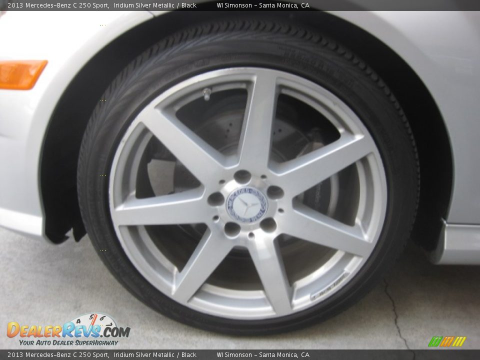 2013 Mercedes-Benz C 250 Sport Iridium Silver Metallic / Black Photo #24