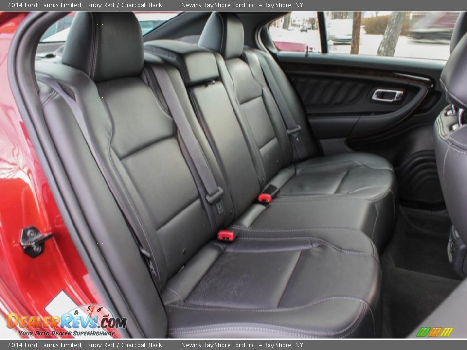 2014 Ford Taurus Limited Ruby Red / Charcoal Black Photo #12